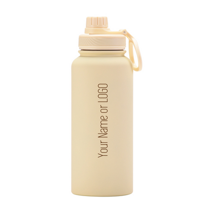 1000ML Water Bottle | Stainless Steel Vacuum Insulated Flask  | Thermos Tumbler | BPA Free | Personalised Gift
