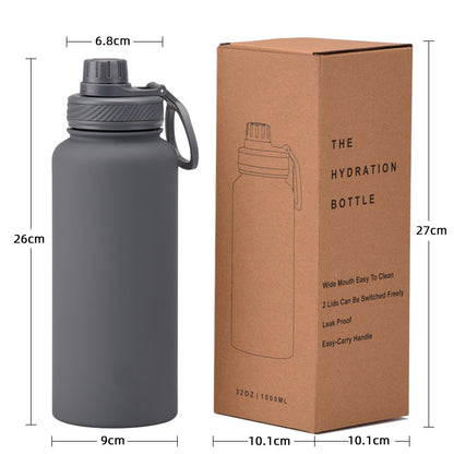 1000ML Water Bottle | Stainless Steel Vacuum Insulated Flask  | Thermos Tumbler | BPA Free | Personalised Gift