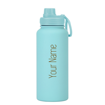1000ML Water Bottle | Stainless Steel Vacuum Insulated Flask  | Thermos Tumbler | BPA Free | Personalised Gift