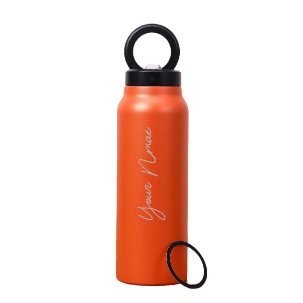 Personalized Magsafe Water Bottle with Phone Holder 720ML 1000ML 24oz 32oz Magnetic Stainless Steel Customiszd Thermal Flask