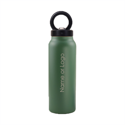 Personalized Magsafe Water Bottle with Phone Holder 720ML 1000ML 24oz 32oz Magnetic Stainless Steel Customiszd Thermal Flask