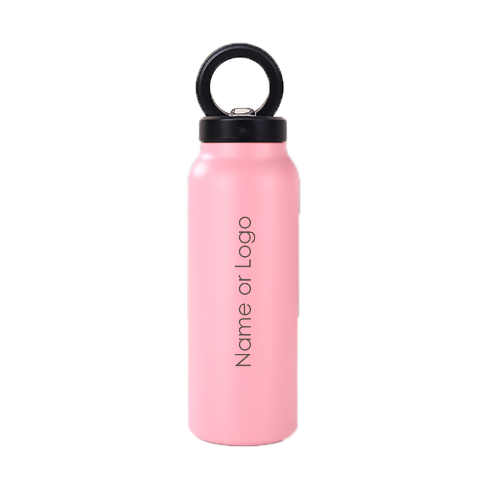 Personalized Magsafe Water Bottle with Phone Holder 720ML 1000ML 24oz 32oz Magnetic Stainless Steel Customiszd Thermal Flask