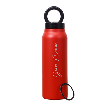 Personalized Magsafe Water Bottle with Phone Holder 720ML 1000ML 24oz 32oz Magnetic Stainless Steel Customiszd Thermal Flask